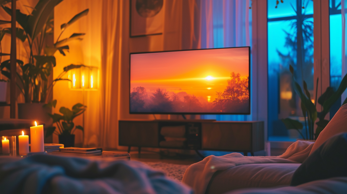 Integrating Screens into Home Decor for Ambiance Lighting